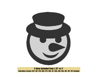 Snowman3 Embroidery Design