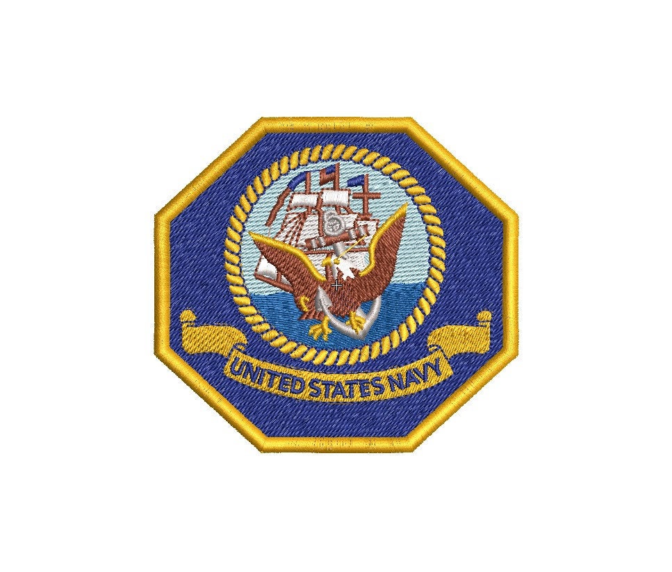 US Navy Embroidery Design (version 2)