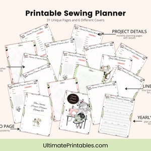 Sewing Planner | Sewing Projects Planner