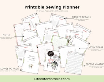 Sewing Planner | Sewing Projects Planner