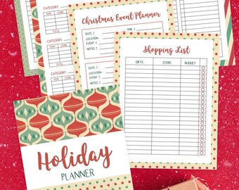 Christmas Planner, Holiday Planner