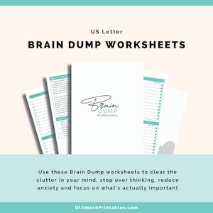 Brain Dump Worksheets