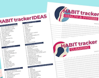 Habit Tracker Printable + 80 Habit Tracker Ideas