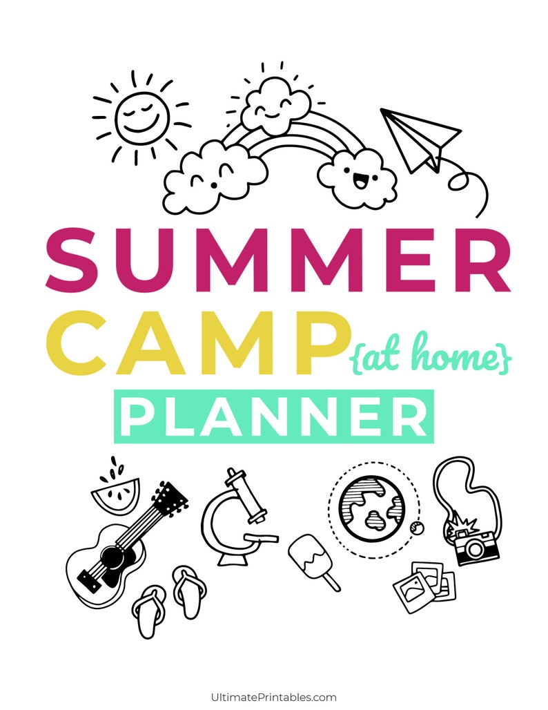 Summer Camp At Home Planner image 2