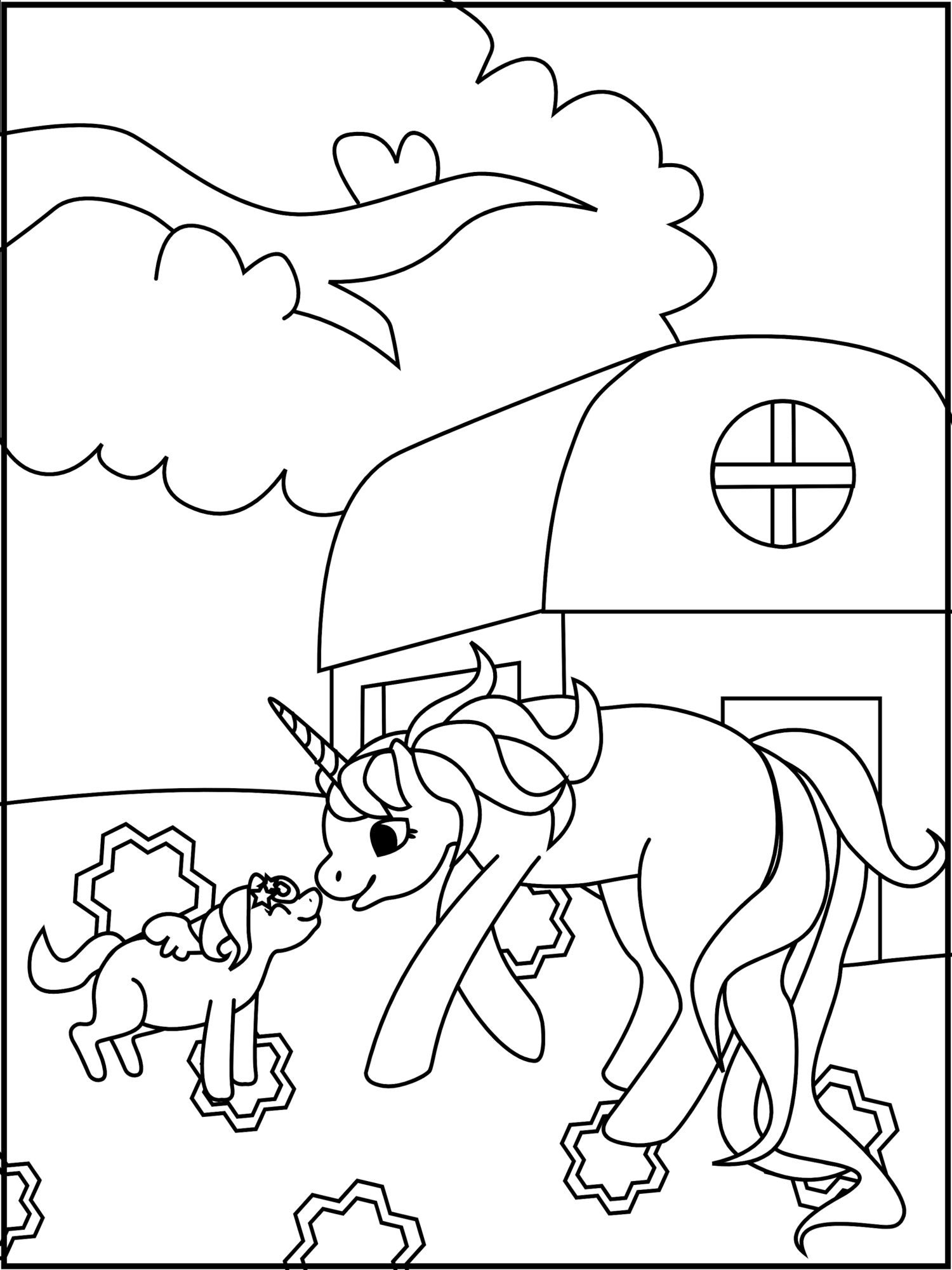 set 1 10 unicorn coloring pages printable unicorn etsy