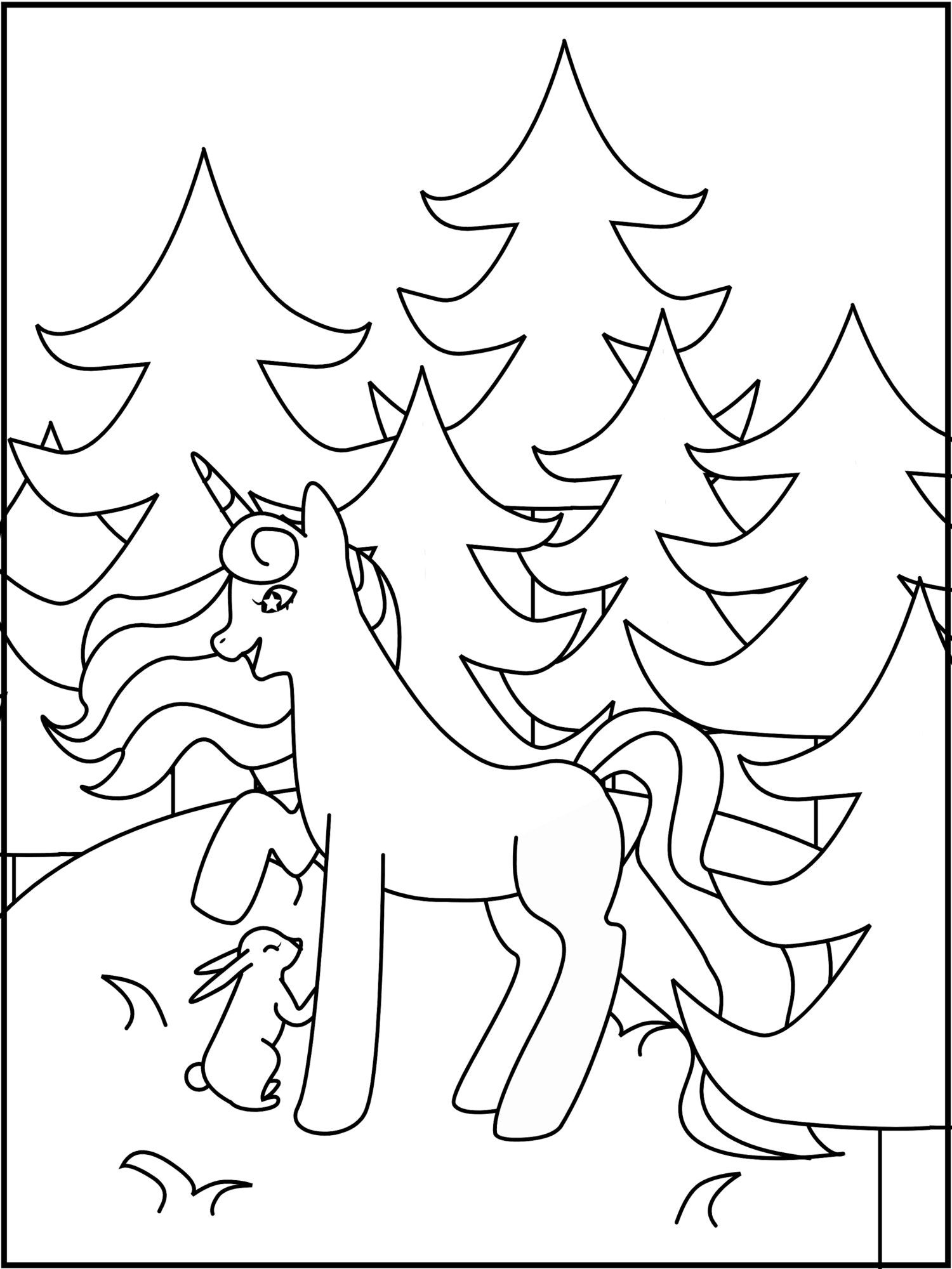 Set 1 10 Unicorn Coloring Pages Printable Unicorn | Etsy