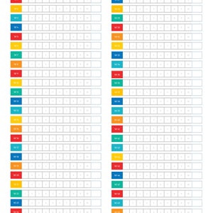 Fitness Planner, Weight Loss Tracker, Workout Log, Calorie Tracker Letter A4 PDF Printables image 10