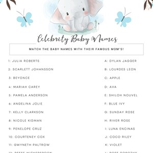 Baby Shower Games | Printable Bundle - Etsy