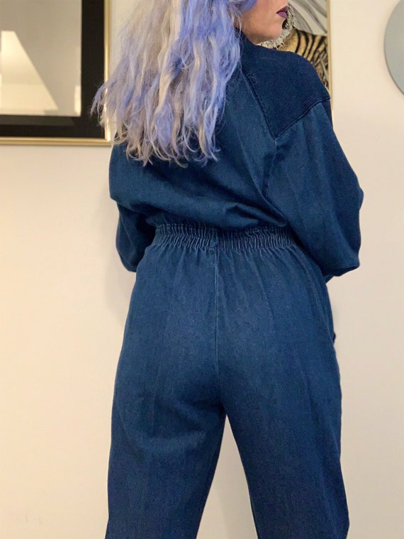 Ready to wind down denim jumpsuit - image 4