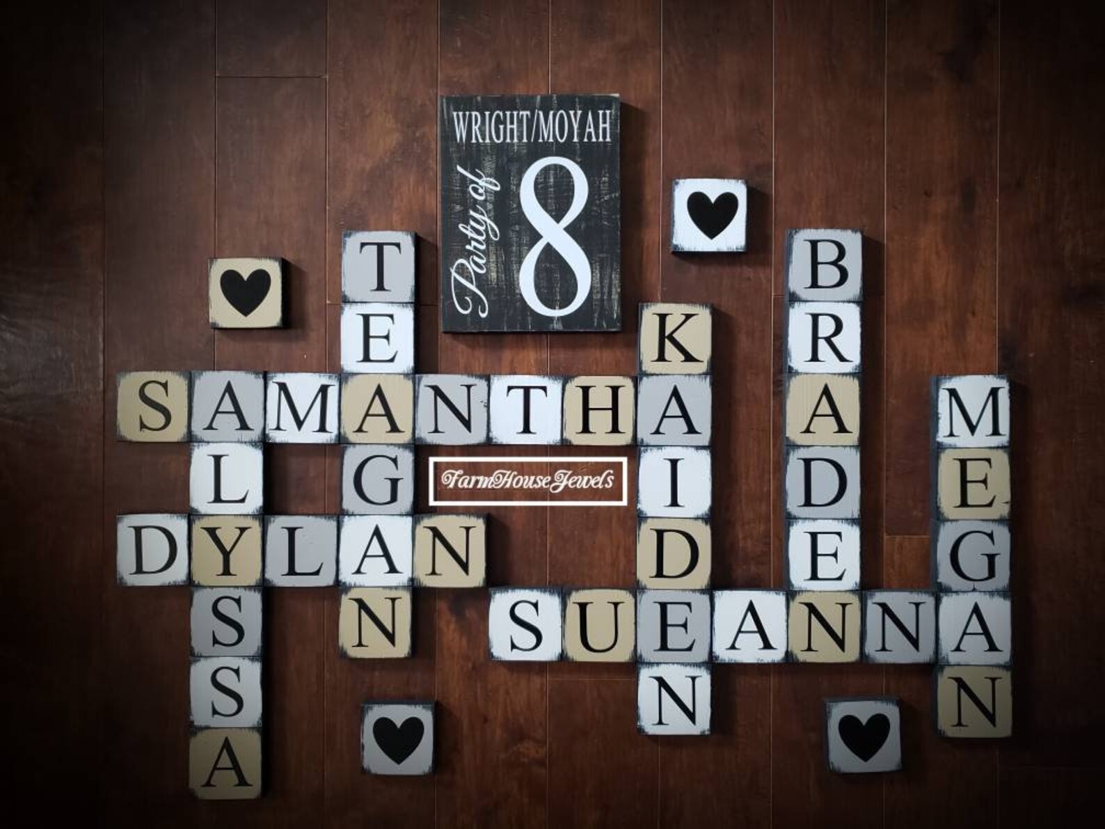 Scrabble Tiles/Name Tiles/Wall Art/Home Decor/Name Etsy