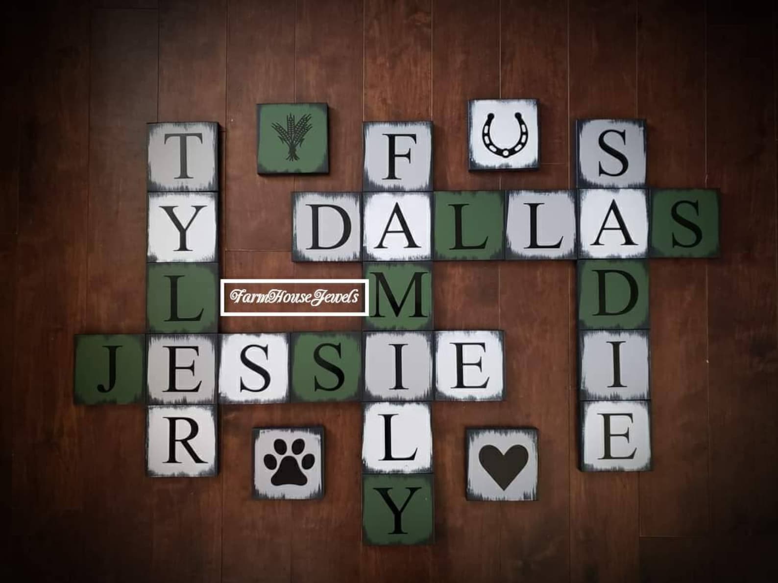 Scrabble Tiles/Name Tiles/Wall Art/Home Decor/Name Etsy