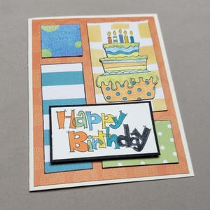 Kit de cartes d'anniversaire à faire soi-même, lot de 5