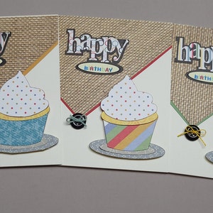 Kit de cartes d'anniversaire à faire soi-même, lot de 6
