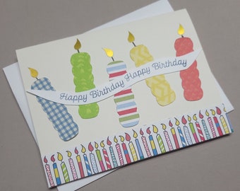 Birthday Card Kit DIY Set of 5