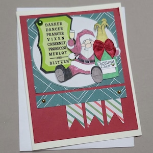 Kit de cartão de Natal faça você mesmo, conjunto de 6