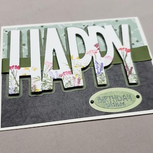 Kit de cartes d'anniversaire à faire soi-même, lot de 5