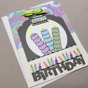 Kit de cartão de aniversário faça você mesmo, conjunto de 5