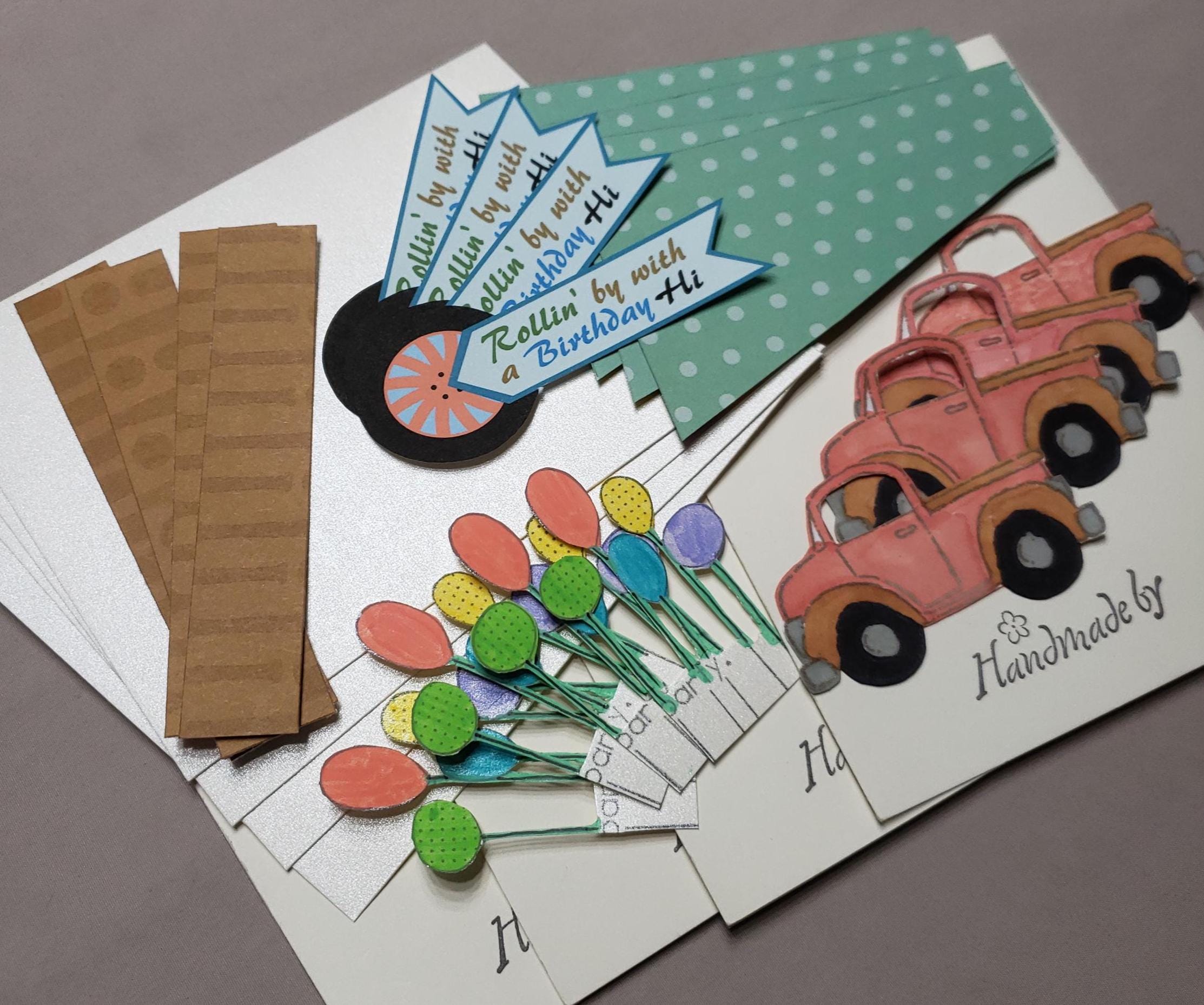 Birthday Card Kit Set of 5 - Etsy