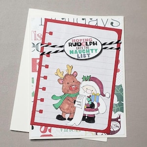 Kit de cartes de Noël à faire soi-même, lot de 6