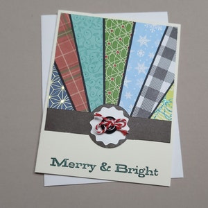 Kit de cartes de Noël à faire soi-même, lot de 6
