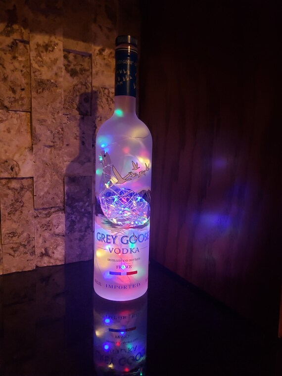 Liquor Bottle Light. Lighted Liquor Bottle. Etsy