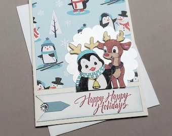 Christmas Card Kit DIY Set of 6