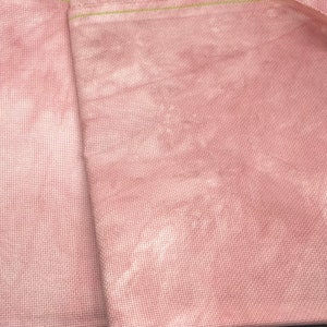 Blush Hand-dyed Artisan AIDA and evenweave