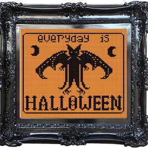 Every Day is Halloween Cross Stitch Pattern PDF image 2