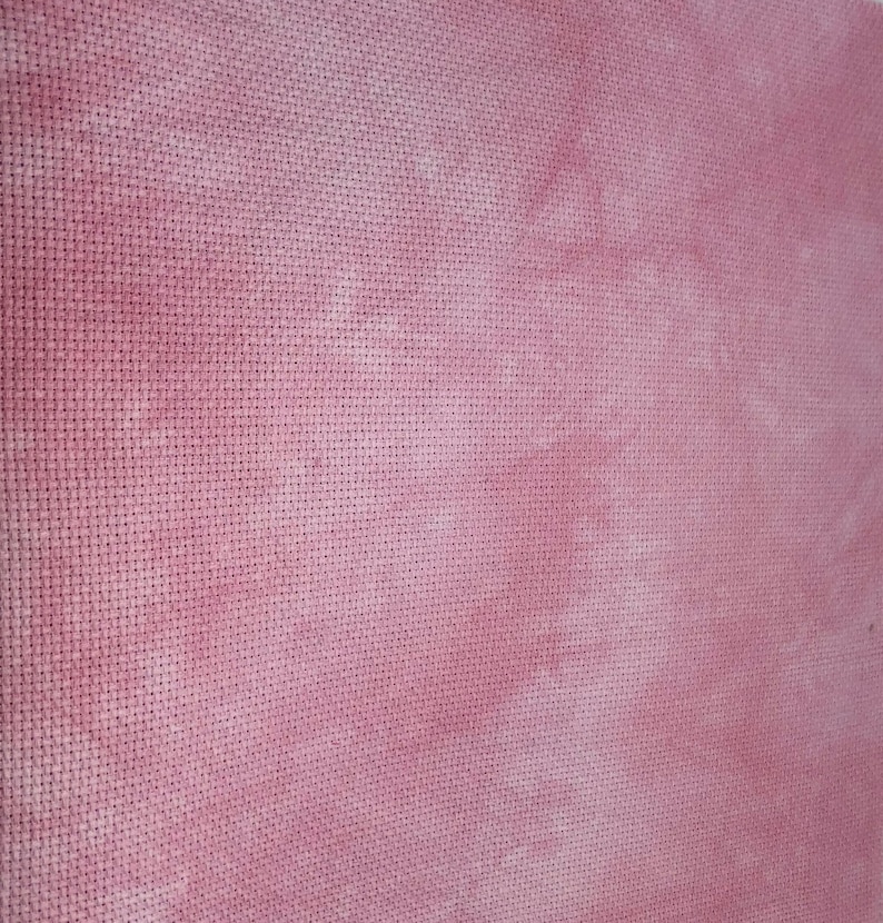 Think Pink Sparkly 14-Count Hand-dyed Artisan AIDA