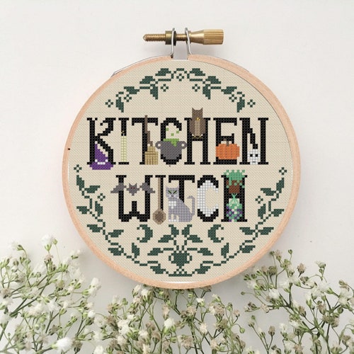 Stitch Witch 6 Hoop PDF Cross Stitch Pattern Etsy
