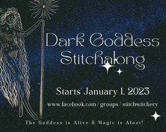Dark Goddess Mystery Stitchalong