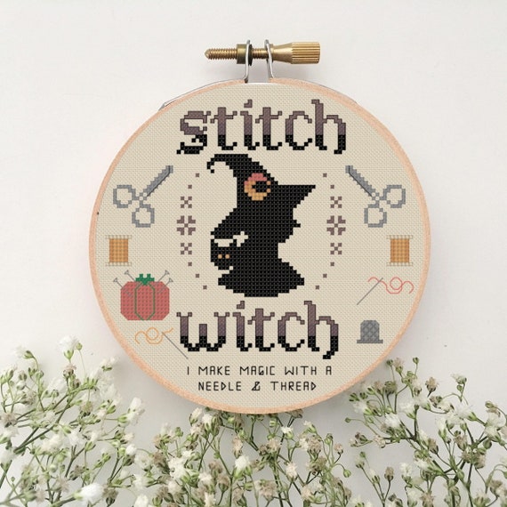 Stitch Witch 6 Hoop PDF Cross Stitch Pattern 