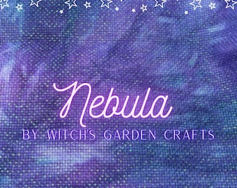 Sparkly Nebula  Opalescent 14-Count Hand-dyed Artisan AIDA