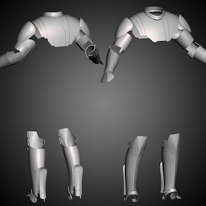 Obi-Wan Kenobi Jedi General Armor (Star Wars, Clone Wars, realistic) - 3D model