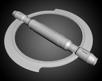 Second Sister inquisitor lightsaber hilt - 3D model (Star Wars - Jedi: Fallen Order)