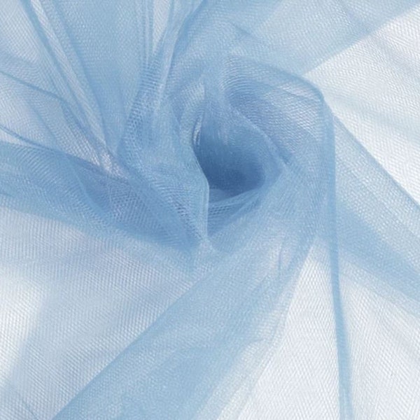 Tulle - 108-inches Wide Cotillion Blue By the Bolt main image 0