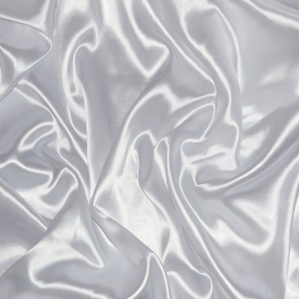 Charmeuse Satin Fabric by the Yard and Wholesale Bolt | 60" Wide | Charmeuse Fabrics | Charmeuse Satin | Bridal Wedding Satin Fabric |