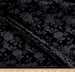 Black Floral Jacquard Satin Fabric | Isabella Floral Jacquard | Yard x 60' Wide | Floral Brocade | Cosplay Costumes, Skirts, Table Linen 