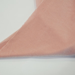 Blush Pink Stretch Velvet Fabric by the Yard |  58&quot; Wide | Spandex Velour for Apparel, Costume, Cosplay, Event Drapes | Velvet Fabric |