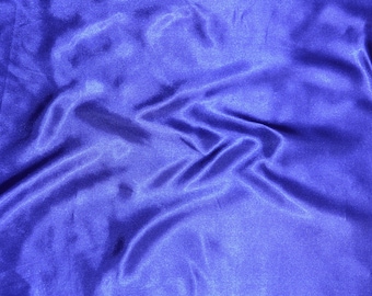 Royal Blue Charmeuse Satin Fabric by the Yard and Wholesale Bolt | 60" Wide | Charmeuse Fabrics Charmeuse Satin  Bridal Wedding Satin Fabric