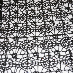 Gold Open Weave Chain Chemical Lace Fabric by the Yard 50 Wide Double ...