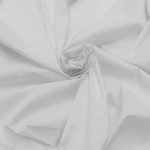 100% Cotton White Fabric by the Yard for 6.99/Yard x 60&quot; Wide | White Cotton Sheeting | Only 900 Yards Available | Mask Fabric, Shirt, Pouch