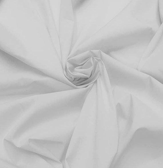 100% Cotton White Fabric by the Yard for 6.99/Yard x 60 Wide | White  Cotton Sheeting | Only 900 Yards Available | Mask Fabric, Shirt, Pouch