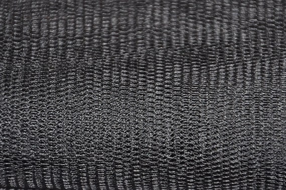 Tissu filet rigide noir à crinoline Tissu pour jupons 54 po