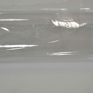 Clear Vinyl Fabric | PVC Vinyl | 10 Gauge Clear Plastic | Sold by the Yard and Full Bolt | Water, Mildew, UV (Sun) Resistant | Flexible | image 2