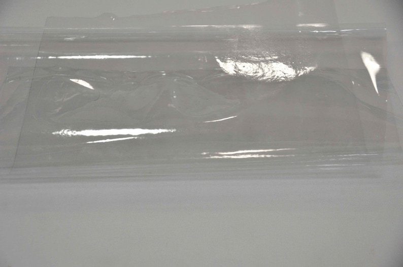 Clear Vinyl Fabric | PVC Vinyl | 10 Gauge Clear Plastic | Sold by the Yard and Full Bolt | Water, Mildew, UV (Sun) Resistant | Flexible | image 2