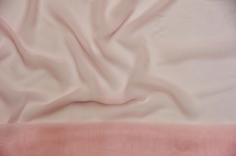 Blush Pink Chiffon Fabric by the Yard and Wholesale Bolt | Hi Multi Chiffon | 58/60" Wide | Silky Soft Chiffon | Apparel, Events, Cosplay | image 1