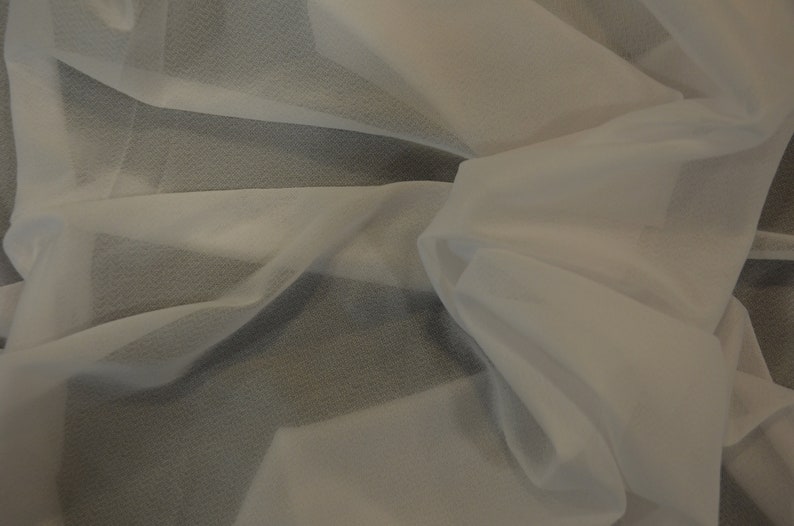 White Lightweight Iron on Tricot Fusible Interfacing Interlining | 3.99 a Yard | Glued Tricot Fusing Fabric | 60" Wide x 1 Yard | Fusible | image 2
