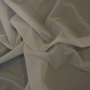 White Lightweight Iron on Tricot Fusible Interfacing Interlining | 3.99 a Yard | Glued Tricot Fusing Fabric | 60&quot; Wide x 1 Yard | Fusible |