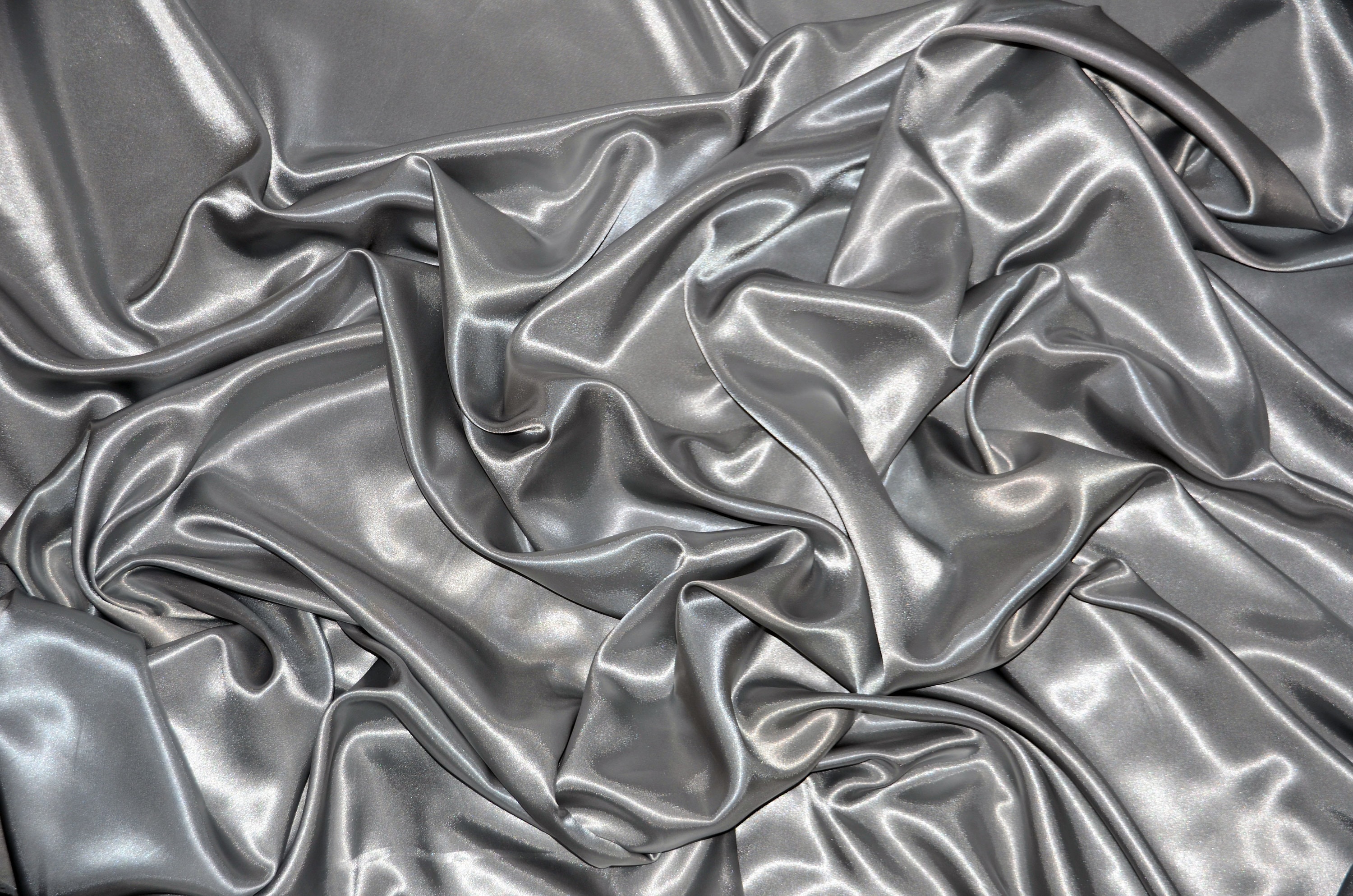 Silver Charmeuse Satin Fabric by the Yard and Wholesale Bolt | 60&quo…
